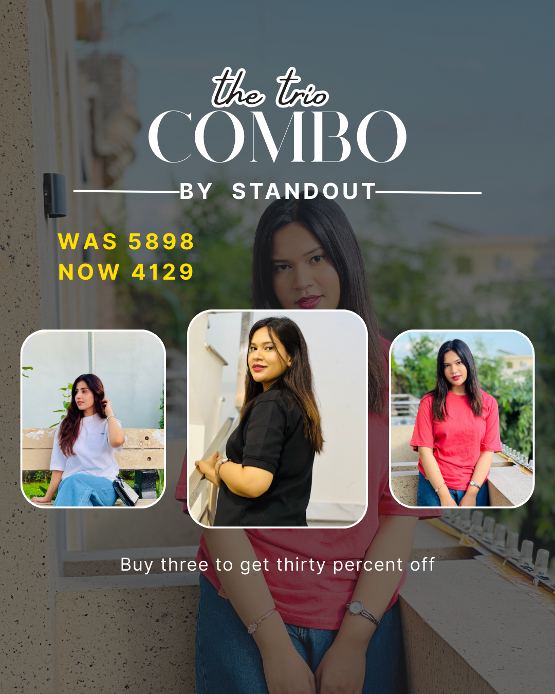 the discounted trio combo for female