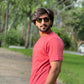 Men’s Coral Regular Fit T-Shirt
