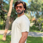 Beige Regular Fit T-Shirt for Men
