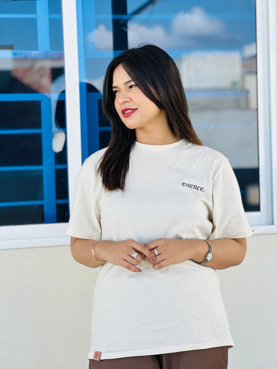 Women’s Beige Regular Fit T-Shirt